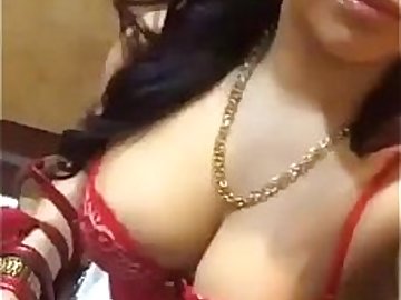 Sexy Big Boobs Ass Girl In Red
